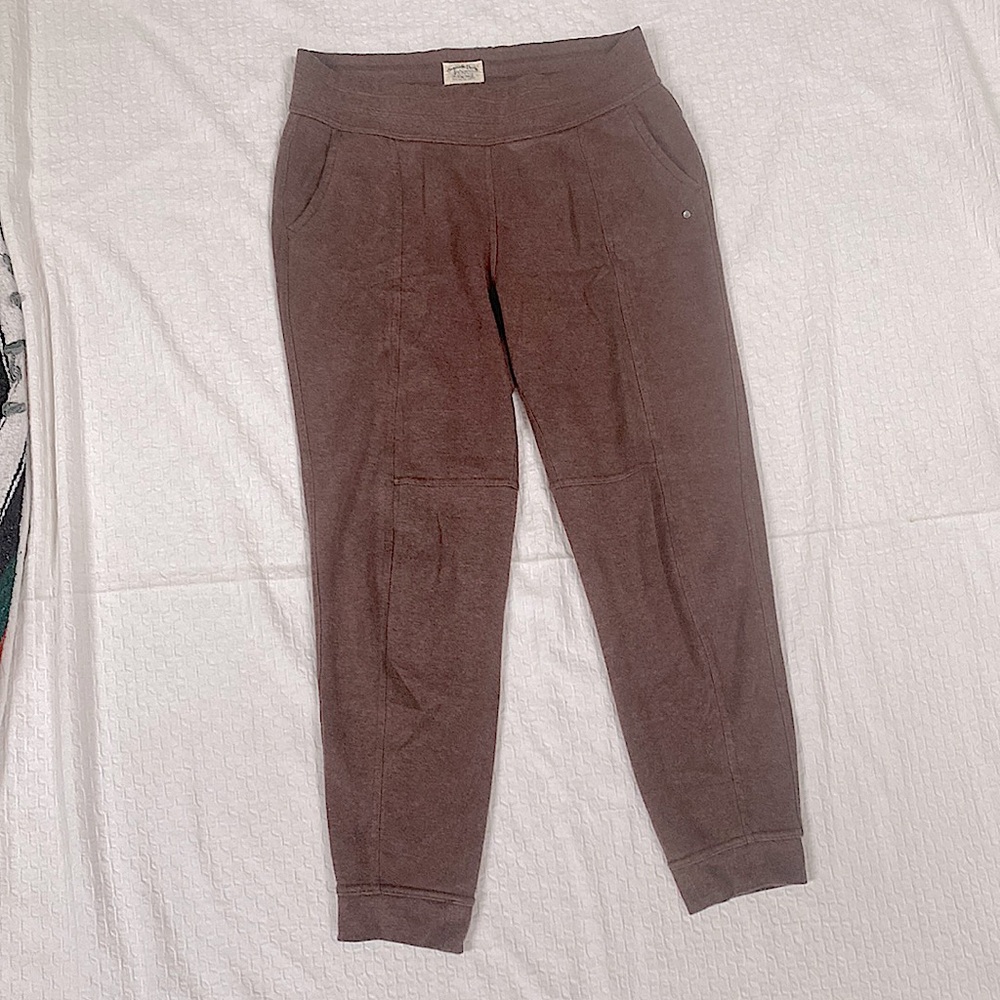 Prana Cotton Jogger Sweats 💛🌸 Super Soft & Comfy Sz Large🔥 Good Condition
